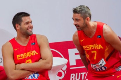 Juan Carlos Navarro y Felipe Reyes. Nuestras estrellas terrenales.