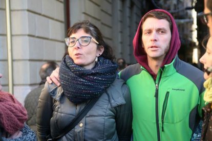 Marta Llorens y Oriol Ciurana, ambos concejales de la CUP en Reus.