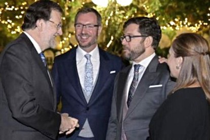 Rajoy, en la boda gay de su vicesecretario general, Javier Maroto