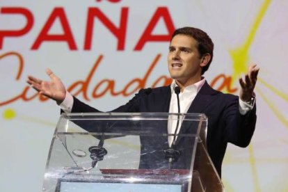 Albert Rivera, en el acto de presentación de España Ciudadana en Madrid.