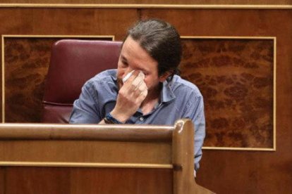 Iglesias, tras llorar en el Congreso al recordar en mayo las torturas de Billy el Niño