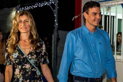 Pedro Sánchez  y Begoña Gómez.