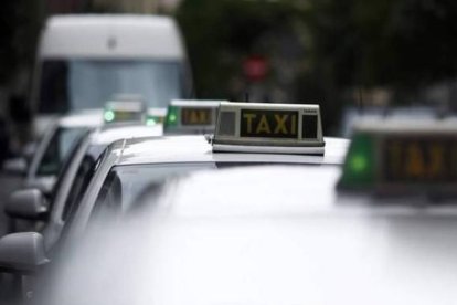 Huelga del taxi en Valencia