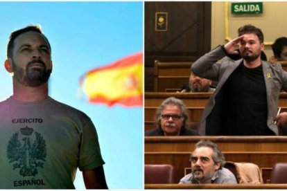 Santiago Abascal y Gabriel Rufián