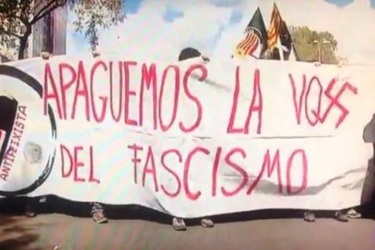 Así presentó TVE la violencia contra Vox