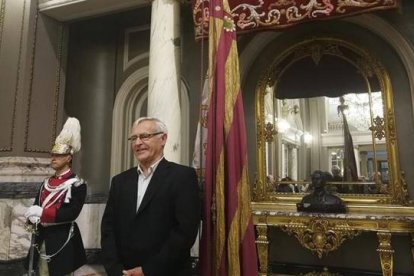 Joan Ribó en el Ayuntamiento de Valencia