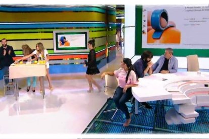 Dani Mateo y sus compañeros en Zapeando.