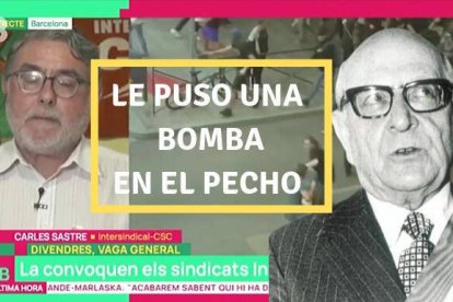 Sastre, a la izquierda, asesinó de forma cruel a Bultó, a la derecha