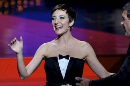 Eva Hache, en una ceremonia de los Goya
