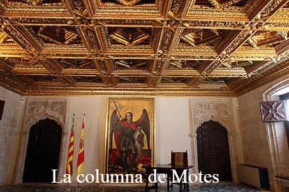 Una estancia del Palau de la Generalitat.