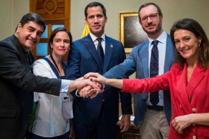 Echaniz, Hoyo, Guaidó, Maroto y Fernández.