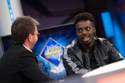 El futbolista Iñaki Williams en "El Hormiguero"