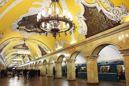 Estacion Kievskaya, en Moscú