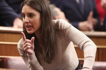 La ministra de Igualdad, Irene Montero