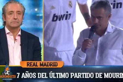 Josep Pedrerol y José Mourinho