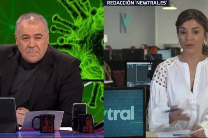 Antonio García Ferreras presentando "Al rojo vivo" en La Sexta