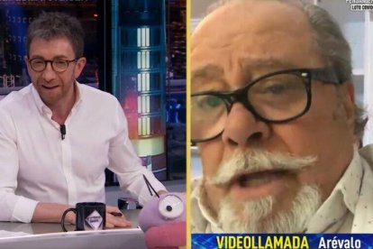 Pablo Motos y Paco Arévalo en "El Hormiguero" en Antena 3