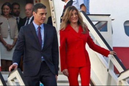 Pedro Sánchez y Begoña Gómez