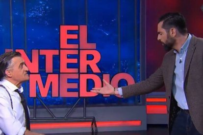 El Gran Wyoming y Dani Mateo en "El Intermedio" en La Sexta