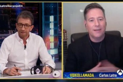 Pablo Motos y Carlos Latre en "El Hormiguero"