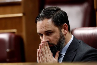 Santiago Abascal en el Congreso de los Diputados