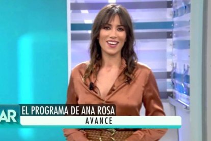 Patricia Pardo presentando "El programa de Ana Rosa" en Telecinco