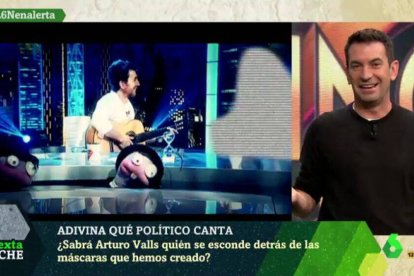 Arturo Valls, presentador de Mask Singer, en La Sexta Noche