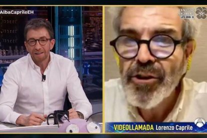 Lorenzo Caprile en El Hormiguero