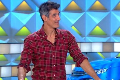 Jorge Fernández presentando "La ruleta de la suerte" en Antena 3