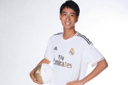 El japonés "Pipi" Nakai, promesa del Real Madrid.