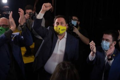 Junqueras, el día que salió de prisión para dar mítines