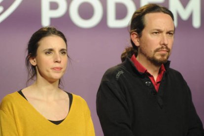 Pablo Iglesias e Irene Montero