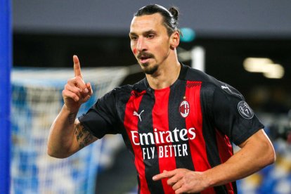 Zlatan Ibrahimovic, en un reciente partido con el Milán.