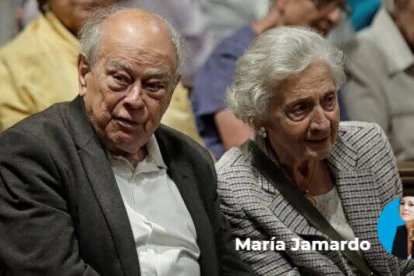 Jordi Pujol y su mujer, Marta Ferrusola.