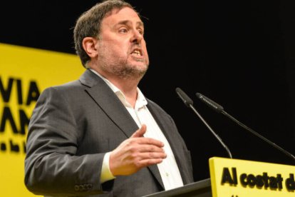 El líder de ERC, Oriol Junqueras