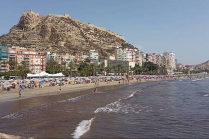 Playa del Postiguet de Alicante