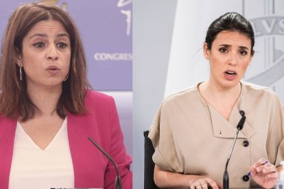 Adriana Lastra e Irene Montero