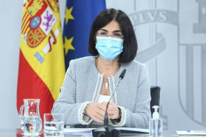 La ministra de Sanidad, Carolina Darias