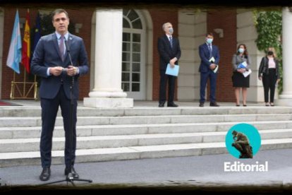 Pedro Sánchez, en Moncloa