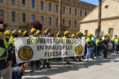 Colectivo de Bomberos Forestales en Fraude de Ley frente a la Conselleria de Justicia, Interior y Administraciones Públicas.