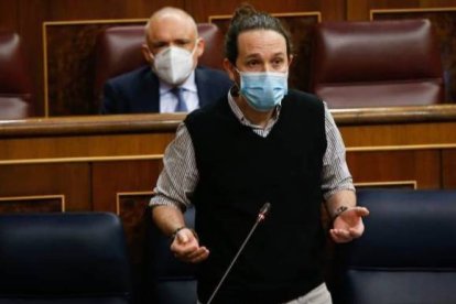 Iglesias, este miércoles en la sesión de control