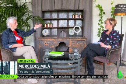 Mercedes Milá, con Cristina Pardo.