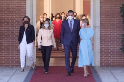 Sánchez y su renovado Consejo de Ministros.