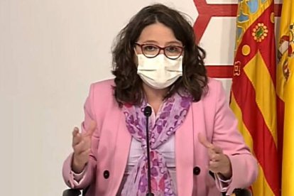 Mónica Oltra,vicepresidenta y portavoz del Consell