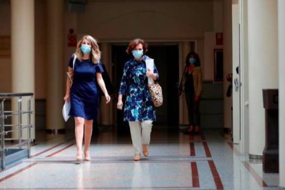 Yolanda Díaz y Carmen Calvo, los dos contrapesos de la "era postIglesias".
