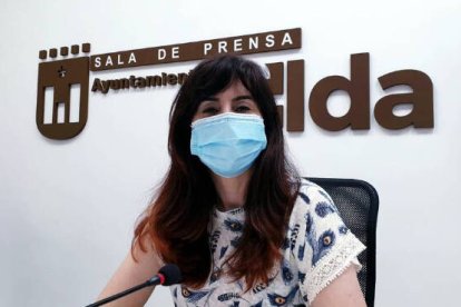 La concejala de Bienestar Social, Alba García