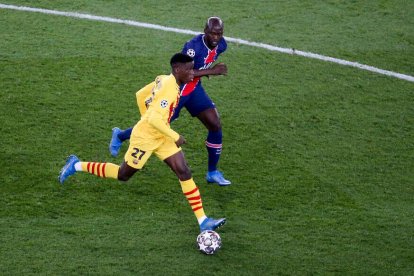 Ilaix Moriba ha sido el último en debutar con el Barcelona en Champions.