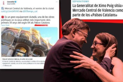 Imagen de la campaña del PPCV contra los 'paisos catalans'