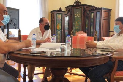 Emilio Bascuñana, Víctor Valverde y José Vicente Andréu