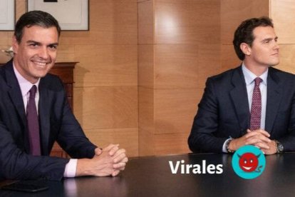 Pedro Sánchez y Albert Rivera